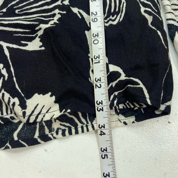 Alice Temperley For Target Dress Women's 7‎ Black Pink Floral Empire Tie Back - Picture 9 of 11